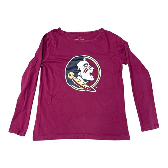 Florida State Seminoles Womens Long Sleeve T-Shirt Medium Emerson Street FSU Tee - Picture 1 of 6